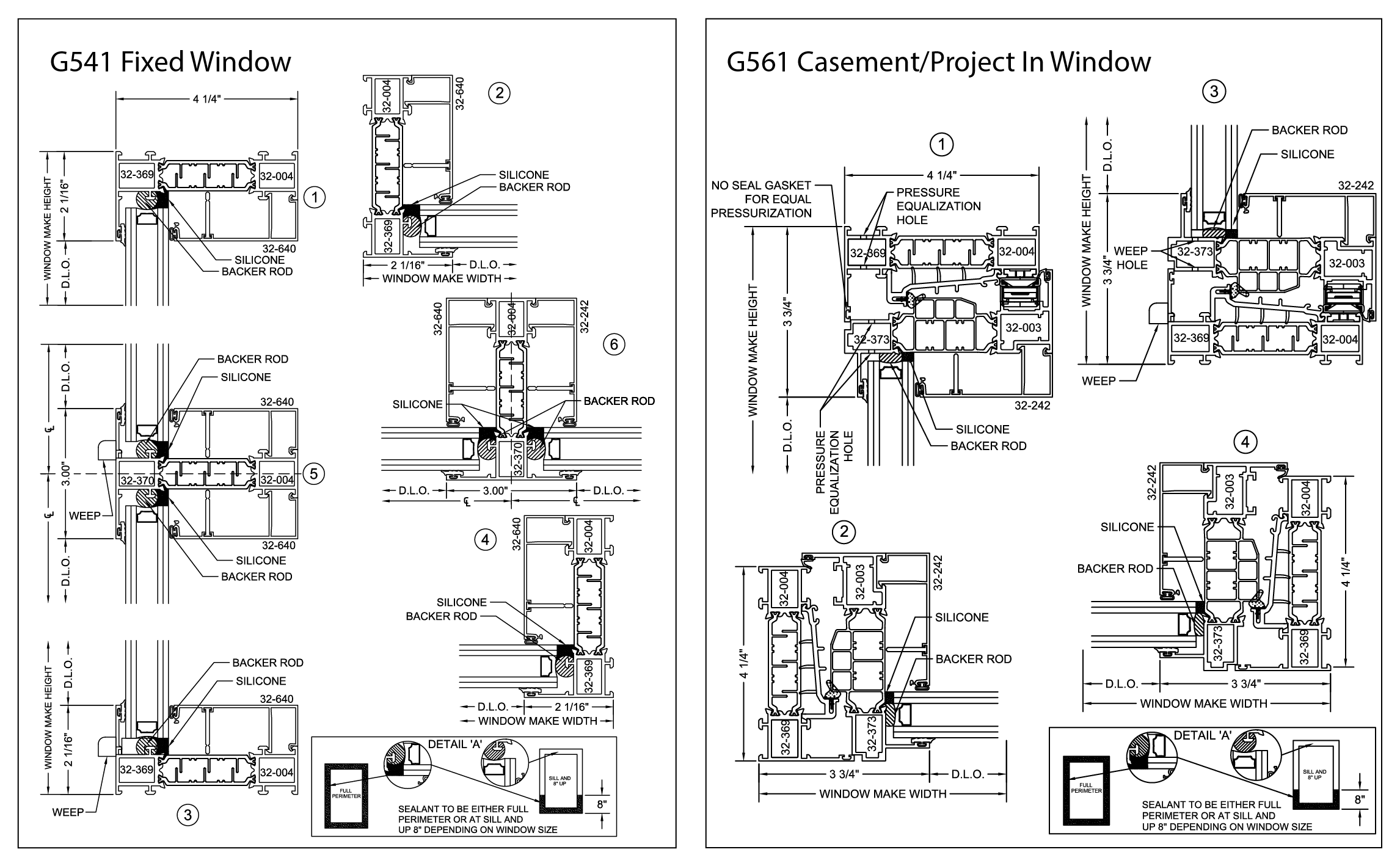 G500 Window Details